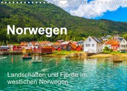 Norwegen - Landschaften und Fjorde im westlichen Norwegen (Wandkalender 2023 DIN A4 quer)