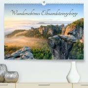 Wunderschönes Elbsandsteingebirge (Premium, hochwertiger DIN A2 Wandkalender 2023, Kunstdruck in Hochglanz)