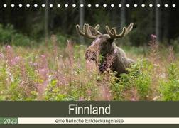 Finnland: eine tierische Entdeckungsreise (Tischkalender 2023 DIN A5 quer)