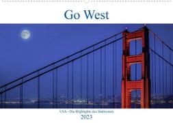 Go West. USA - Die Highlights des Südwesten (Wandkalender 2023 DIN A2 quer)