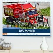 LKW Modelle beim Dampfmodellbautreffen in Bisingen (Premium, hochwertiger DIN A2 Wandkalender 2023, Kunstdruck in Hochglanz)