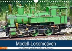 Modell-Lokomotiven beim Dampfmodellbautreffen in Bisingen (Wandkalender 2023 DIN A4 quer)