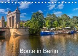 Boote in Berlin (Tischkalender 2023 DIN A5 quer)