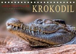 Urzeitreptilien - Krokodil (Tischkalender 2023 DIN A5 quer)