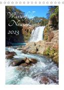 Wasserfälle Neuseelands (Tischkalender 2023 DIN A5 hoch)
