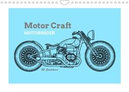 Motor Craft Motorräder (Wandkalender 2023 DIN A4 quer)