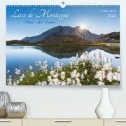 Lacs de montagne. Miroir des cimes (Premium, hochwertiger DIN A2 Wandkalender 2023, Kunstdruck in Hochglanz)