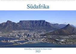 Südafrika - Küstenflug von Kapstadt bis Dyker Island (Wandkalender 2023 DIN A2 quer)