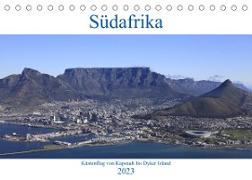 Südafrika - Küstenflug von Kapstadt bis Dyker Island (Tischkalender 2023 DIN A5 quer)