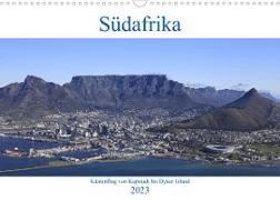 Südafrika - Küstenflug von Kapstadt bis Dyker Island (Wandkalender 2023 DIN A3 quer)