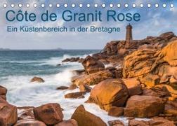 Côte de Granit Rose - Ein Küstenbereich in der Bretagne (Tischkalender 2023 DIN A5 quer)