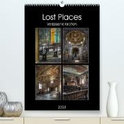 Lost Places - Verlassene Kirchen (Premium, hochwertiger DIN A2 Wandkalender 2023, Kunstdruck in Hochglanz)