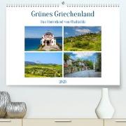 Grünes Griechenland (Premium, hochwertiger DIN A2 Wandkalender 2023, Kunstdruck in Hochglanz)