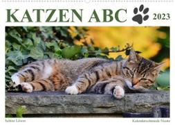 Katzen ABC (Wandkalender 2023 DIN A2 quer)