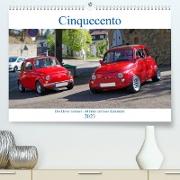 Cinquecento Der kleine Italiener - 60 Jahre zeitloses Kultobjekt (Premium, hochwertiger DIN A2 Wandkalender 2023, Kunstdruck in Hochglanz)