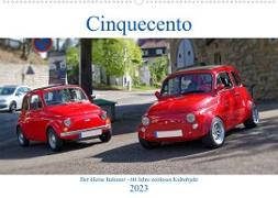 Cinquecento Der kleine Italiener - 60 Jahre zeitloses Kultobjekt (Wandkalender 2023 DIN A2 quer)