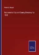 Sacramento City and County Directory for 1868