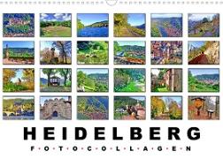 Heidelberg Fotocollagen (Wandkalender 2023 DIN A3 quer)