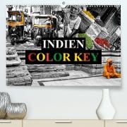 Indien Colorkey (Premium, hochwertiger DIN A2 Wandkalender 2023, Kunstdruck in Hochglanz)