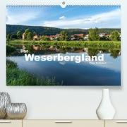 Das Weserbergland (Premium, hochwertiger DIN A2 Wandkalender 2023, Kunstdruck in Hochglanz)