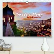 Heidelberg - Ansichtssache (Premium, hochwertiger DIN A2 Wandkalender 2023, Kunstdruck in Hochglanz)