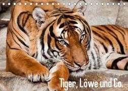 Tiger, Löwe und Co. (Tischkalender 2023 DIN A5 quer)