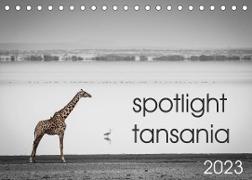 spotlight tansania (Tischkalender 2023 DIN A5 quer)