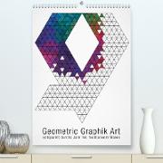Geometric Graphik Art (Premium, hochwertiger DIN A2 Wandkalender 2023, Kunstdruck in Hochglanz)