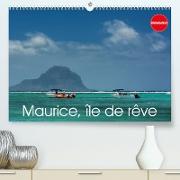 Maurice, île de rêve (Premium, hochwertiger DIN A2 Wandkalender 2023, Kunstdruck in Hochglanz)