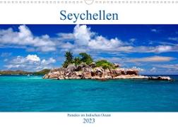 Seychellen - Paradies im Indischen Ozean (Wandkalender 2023 DIN A3 quer)
