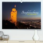 Burgbeleuchtung im Odenwald (Premium, hochwertiger DIN A2 Wandkalender 2023, Kunstdruck in Hochglanz)