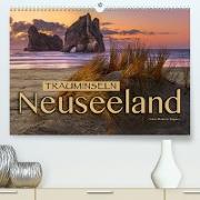 Trauminseln Neuseeland (Premium, hochwertiger DIN A2 Wandkalender 2023, Kunstdruck in Hochglanz)
