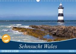 Sehnsucht Wales - Collagen eines Landes (Wandkalender 2023 DIN A3 quer)