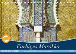 Farbiges Marokko (Tischkalender 2023 DIN A5 quer)