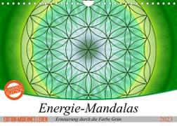 Energie - Mandalas in Grün, Erneuerung durch die Farbe Grün (Wandkalender 2023 DIN A4 quer)