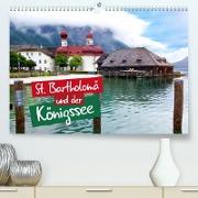 St. Bartholomä und der Königssee (Premium, hochwertiger DIN A2 Wandkalender 2023, Kunstdruck in Hochglanz)