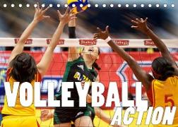 Volleyball Action (Tischkalender 2023 DIN A5 quer)