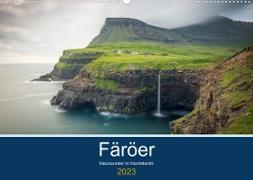 Färöer - Naturwunder im Nordatlantik (Wandkalender 2023 DIN A2 quer)