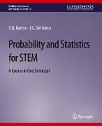 Probability and Statistics for STEM