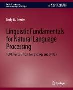 Linguistic Fundamentals for Natural Language Processing