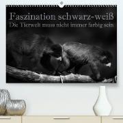 Faszination schwarz-weiß - Die Tierwelt muss nicht immer farbig sein (Premium, hochwertiger DIN A2 Wandkalender 2023, Kunstdruck in Hochglanz)