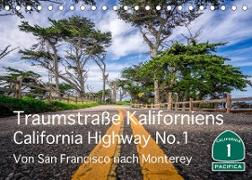 Traumstraße Kaliforniens - California Highway No.1 (Tischkalender 2023 DIN A5 quer)