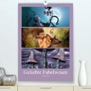 Geliebte Fabelwesen (Premium, hochwertiger DIN A2 Wandkalender 2023, Kunstdruck in Hochglanz)