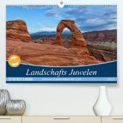 Landschafts Juwelen - Erlesene Landschaften der USA (Premium, hochwertiger DIN A2 Wandkalender 2023, Kunstdruck in Hochglanz)