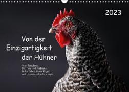 Von der Einzigartigkeit der Hühner 2023 (Wandkalender 2023 DIN A3 quer)