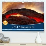 USA Monuments - Landschaften die beeindrucken (Premium, hochwertiger DIN A2 Wandkalender 2023, Kunstdruck in Hochglanz)