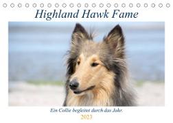 Highland Hawk Fame - Ein Collie begleitet durch das Jahr (Tischkalender 2023 DIN A5 quer)
