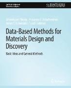 Data-Based Methods for Materials Design and Discovery