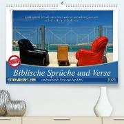 Biblische Sprüche und Verse (Premium, hochwertiger DIN A2 Wandkalender 2023, Kunstdruck in Hochglanz)