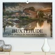 Buxtehude - Eine Perle in Niedersachsen (Premium, hochwertiger DIN A2 Wandkalender 2023, Kunstdruck in Hochglanz)